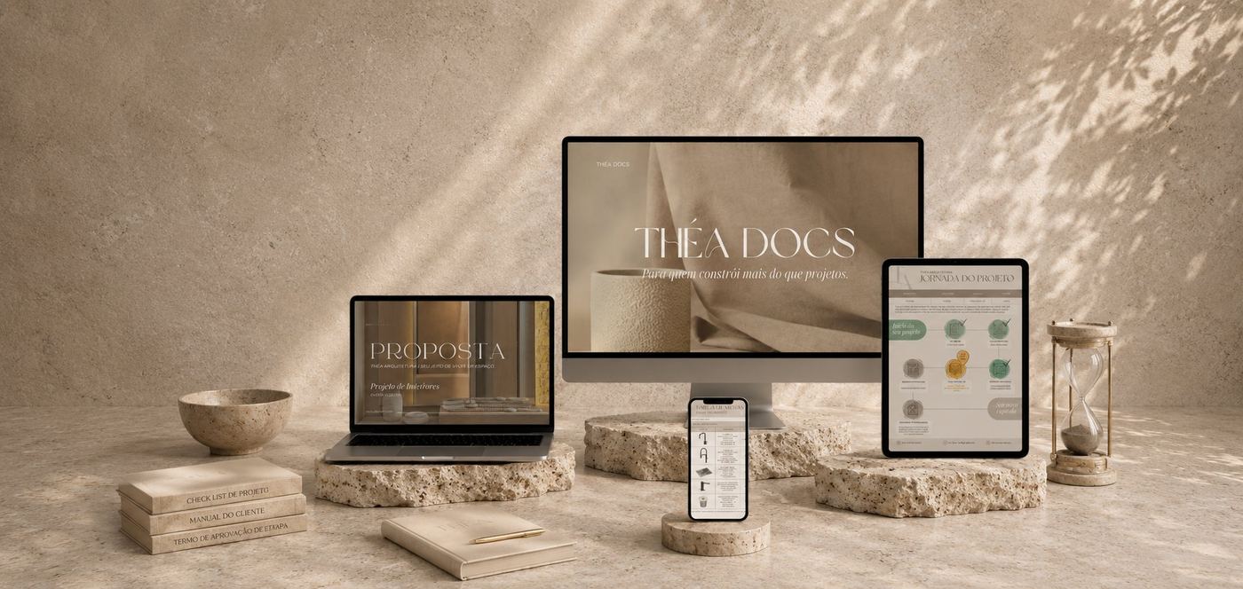 Théa Docs — documentos editáveis para arquitetos