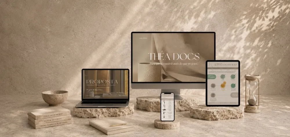 Théa Docs: documentos editáveis para arquitetos